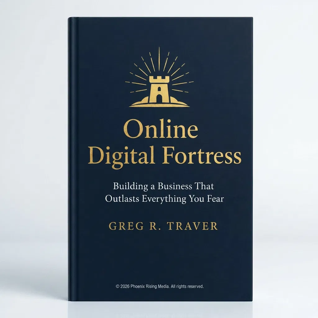 Online Digital Fortress book cover by Greg R. Traver